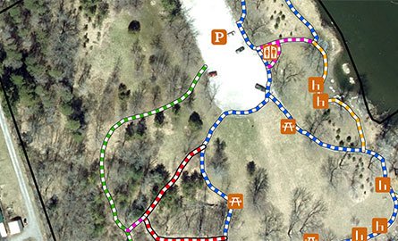 South Potter's Creek Trail Map